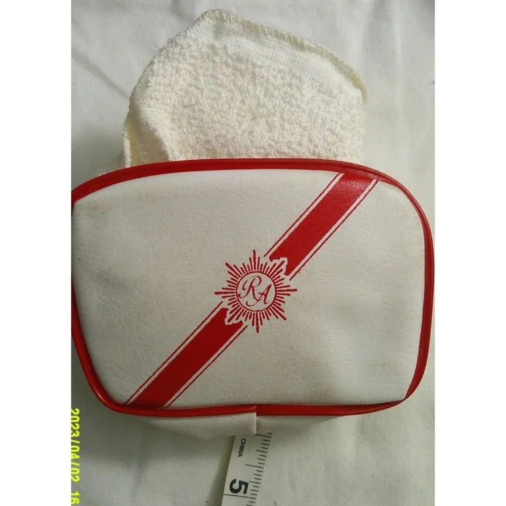 Vintage TWA Hygiene Bag w/Wash Cloth * Airplane Memorabilia * Collector * L203 q